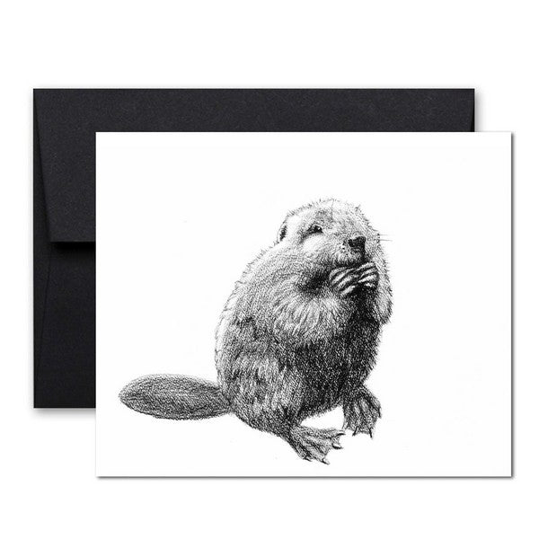 Beaver Art Card | Le Nid Atelier | boogie + birdie