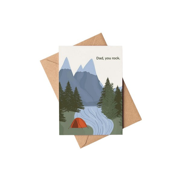 Dad You Rock Father's Day Card | ritual & fern | boogie + birdie

