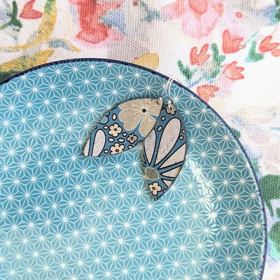 Daisy Floral Small Leaf Earrings | Hello Lovely | boogie + birdie