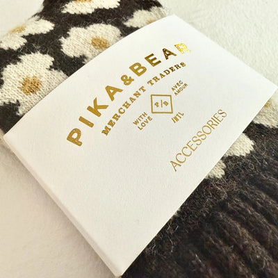 Mary Jane Patterned Floral Crew Socks | Pika & Bear | boogie + birdie