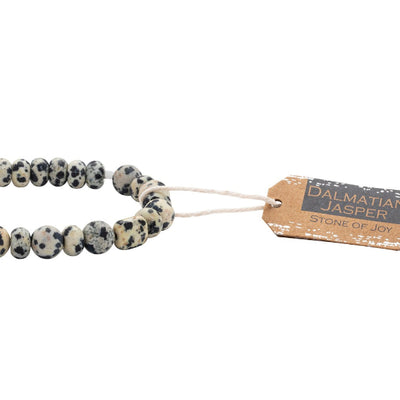 Dalmatian Jasper Stone Stacked Bracelet | Scout | boogie + birdie