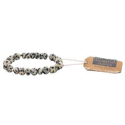 Dalmatian Jasper Stone Stacked Bracelet | Scout | boogie + birdie