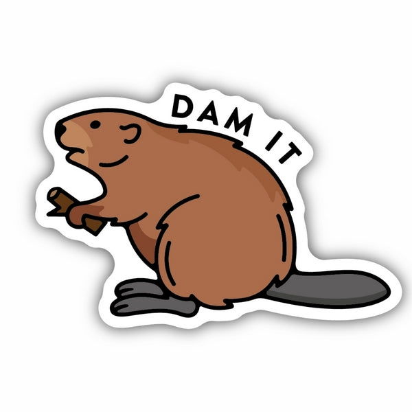 Dam It Beaver Sticker | Stickers Northwest | boogie + birdie