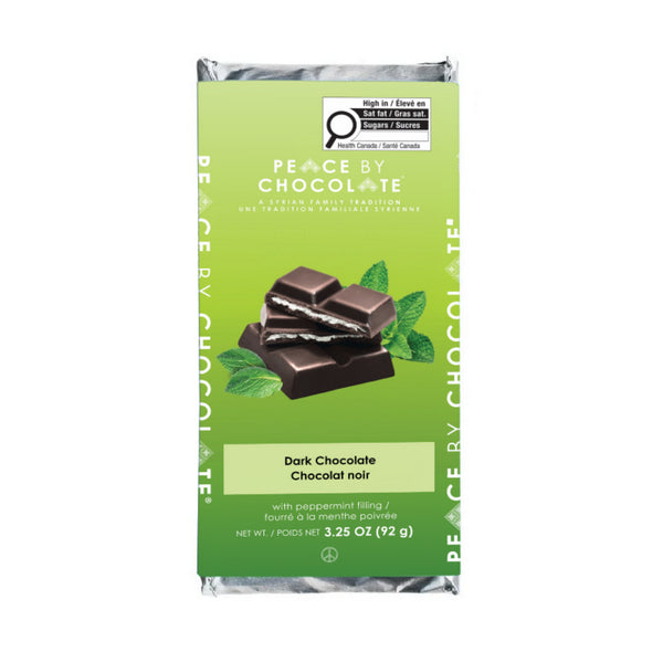 Peppermint Dark Chocolate Bar | Peace by Chocolate | boogie + birdie

