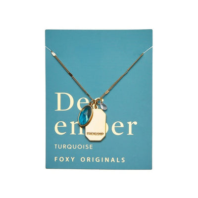 December Turquoise Birthstone Necklace | Foxy Originals | boogie + birdie