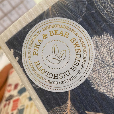 Deciduous Leaf Swedish Dishcloth (SD23DECID) | Pika & Bear | boogie + birdie