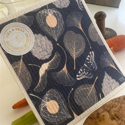 Deciduous Leaf Swedish Dishcloth (SD23DECID) | Pika & Bear | boogie + birdie