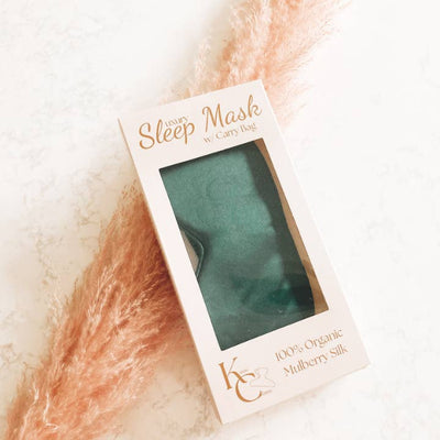 Teal Silk Eye Mask | Kitten Claws Clips | boogie + birdie