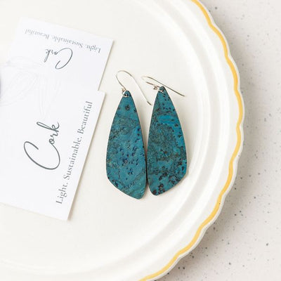 Deep Teal Small Wing Earrings | Hello Lovely | boogie + birdie