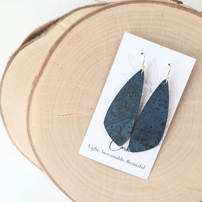 Deep Teal Small Wing Earrings | Hello Lovely | boogie + birdie