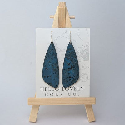 Deep Teal Small Wing Earrings | Hello Lovely | boogie + birdie