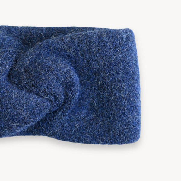 Denim Twisted Alpaca Headband | Pokoloko | boogie + birdie