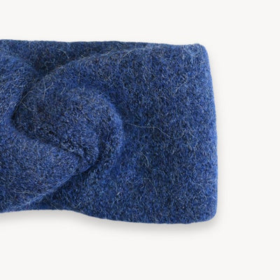 Denim Twisted Alpaca Headband | Pokoloko | boogie + birdie