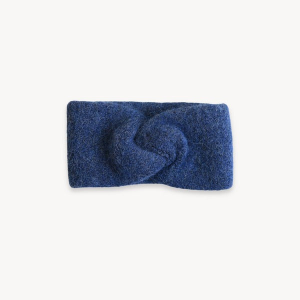 Denim Twisted Alpaca Headband | Pokoloko | boogie + birdie

