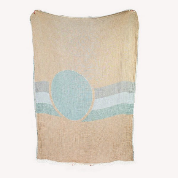 Desert Moon Turkish Cotton Throw Blanket | Pokoloko | boogie + birdie