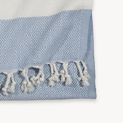 Diamond Blue Jean Turkish Towel | Pokoloko | boogie + birdie