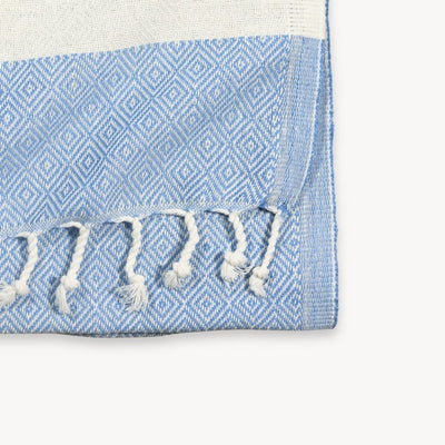 Diamond Blue Jean Turkish Hand Towel | Pokoloko | boogie + birdie