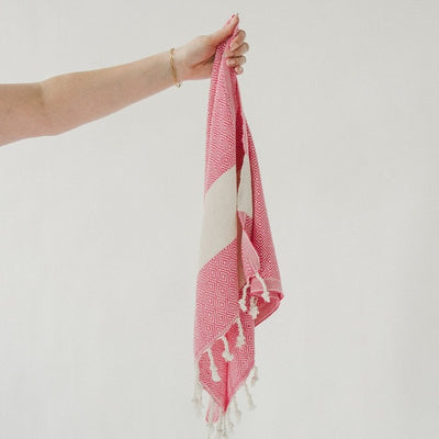 Diamond Sweetpea Turkish Hand Towel | Pokoloko | boogie + birdie