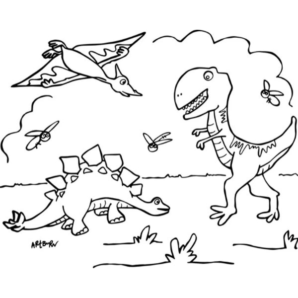 Dinosaurs Pillowcase Painting Kit | Artburn | boogie + birdie