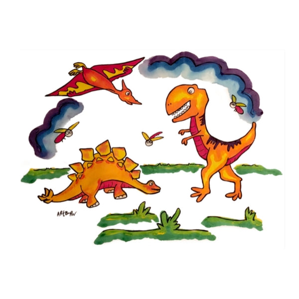 Dinosaurs Pillowcase Painting Kit | Artburn | boogie + birdie