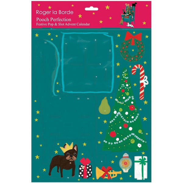 Dogs & Chair Advent Calendar (ROG-POPAL606) | Roger la Borde | boogie + birdie