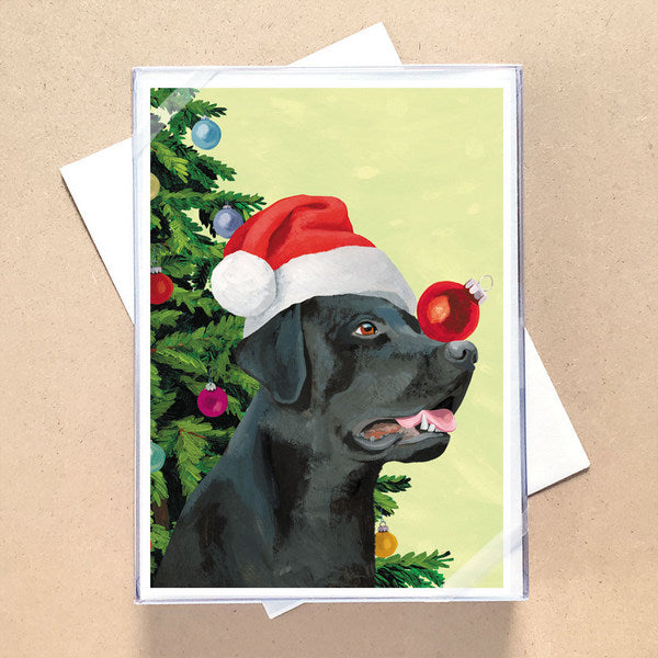 Doggy Decorating Christmas Card | Allport | boogie + birdie 