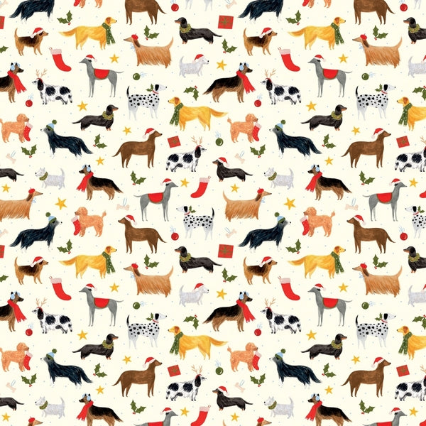 Dogs Christmas Gift Wrap | Art File | boogie + birdie