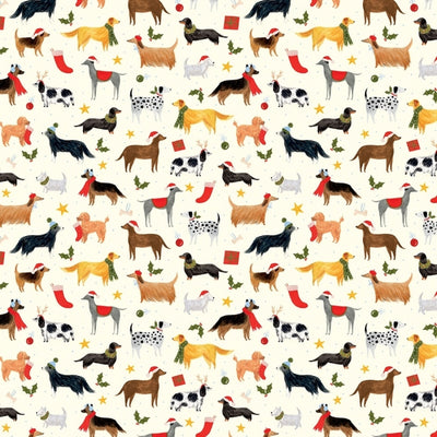 Dogs Christmas Gift Wrap | Art File | boogie + birdie