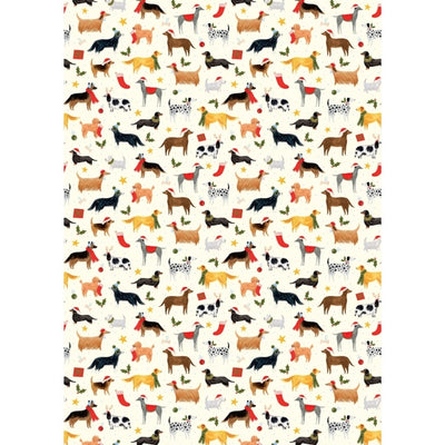 Dogs Christmas Gift Wrap | Art File | boogie + birdie