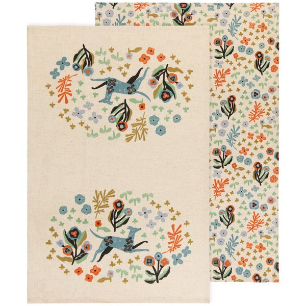 Dogwood Tea Towels | Set of 2 | Danica Studio | boogie + birdie