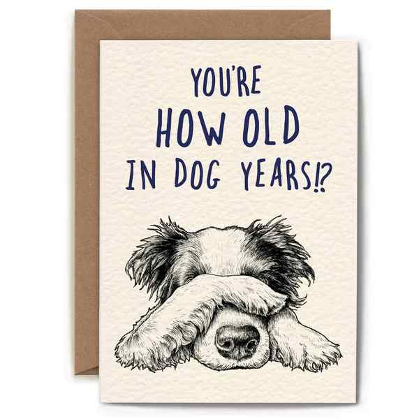 Dog Years Birthday Card (B05) | Bewilderbeest | boogie + birdie