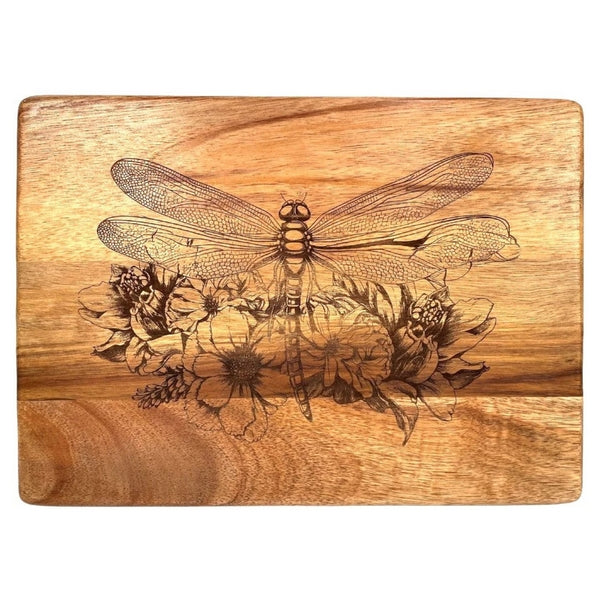 Dragonfly Acacia Serving Board | Lynn & Liana | boogie + birdie 