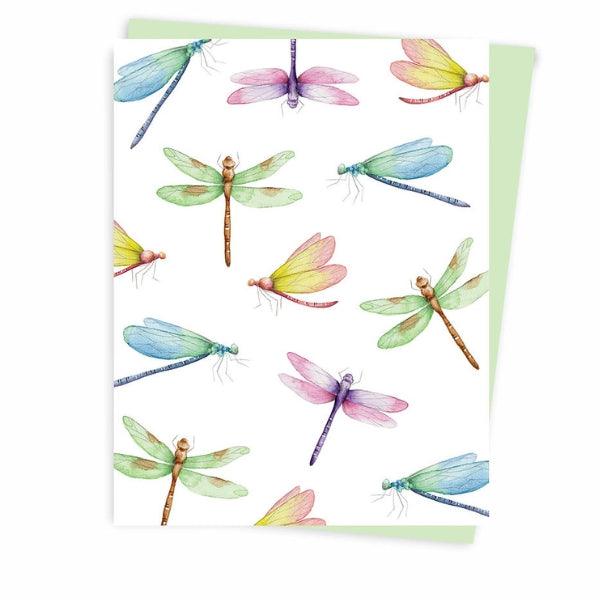 Dragonflies Blank Card | Hobeika Art | boogie + birdie