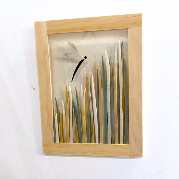 Glass Dragonfly Assorted Framed Wall Art 12x16 | Shards of Time | boogie + birdie