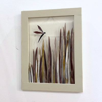 Glass Dragonfly Assorted Framed Wall Art 12x16 | Shards of Time | boogie + birdie