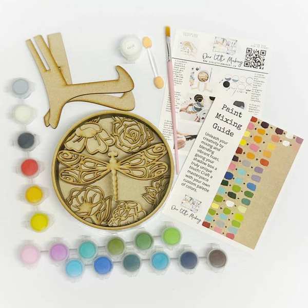 Dragonfly Shadow Box Kit | Our Little Makery | boogie + birdie