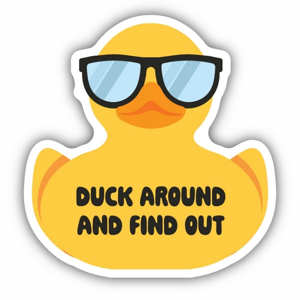 Duck Around and Find Out Sticker | Stickers Northwest | boogie + birdie