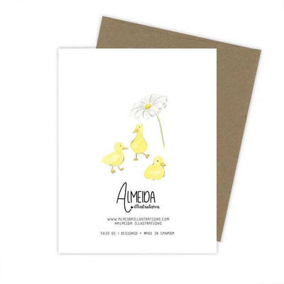 Bundle of Joy Ducklings Baby Card | Almeida Illustrations | boogie + birdie