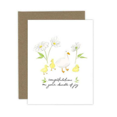 Bundle of Joy Ducklings Baby Card | Almeida Illustrations | boogie + birdie