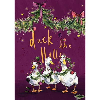Duck the Halls Christmas Card | Art File | boogie + birdie