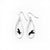 Bird Drop Earrings | Black Drop Designs | boogie + birdie