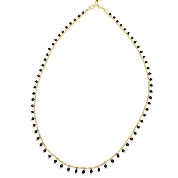 Ebony Gold Necklace | BAMBU Jewellery | boogie + birdie
