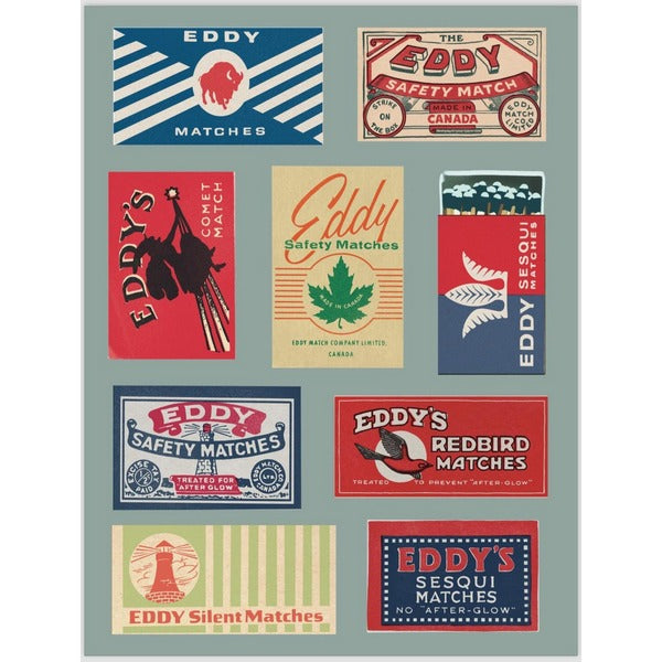 Eddy Matches Print | Damn Fine Prints | boogie + birdie

