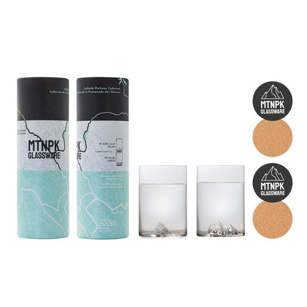 Edith Cavell/Rundle Pint Set | MTNPK Glassware | boogie + birdie