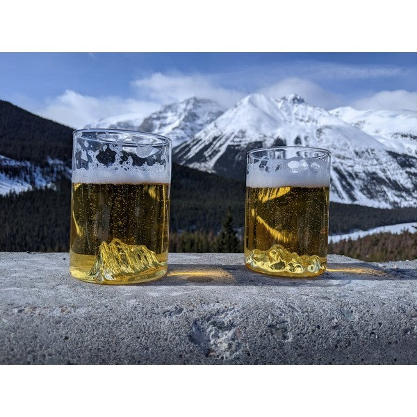 Edith Cavell/Rundle Pint Set | MTNPK Glassware | boogie + birdie