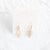 Gold Elegant Leaf Drop Earrings | Birch Jewellery | boogie + birdie