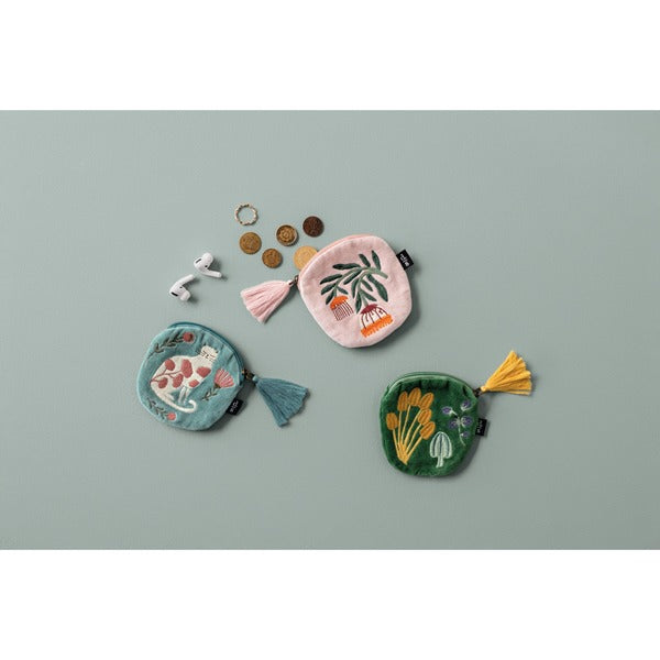 Wildgrove Embroidered Coin Purse | Danica Studio | boogie + birdie