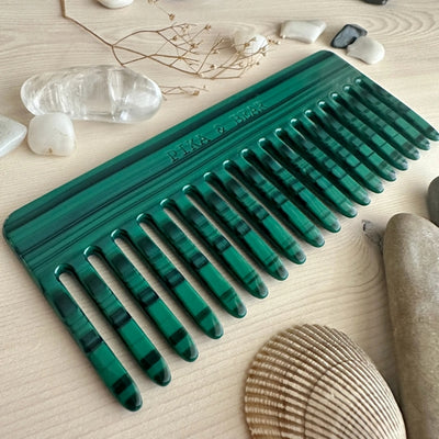 Emerald Tines Hair Comb | Pika & Bear | boogie + birdie