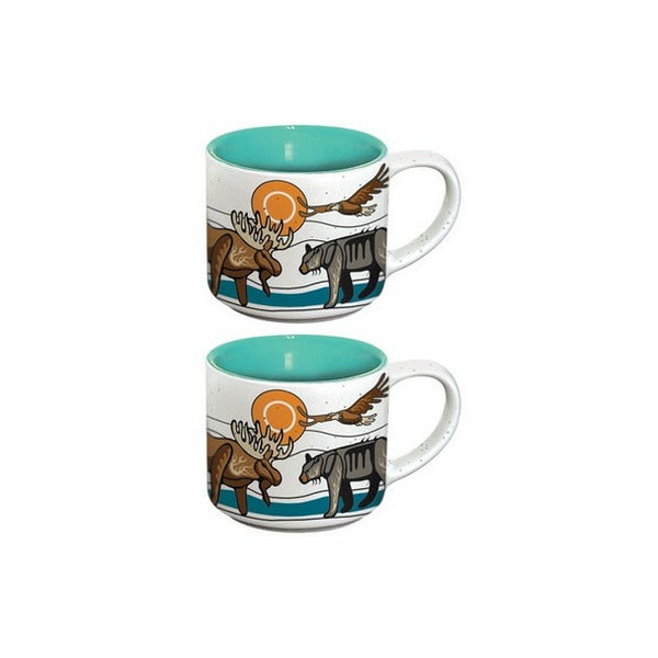 All My Relatives Espresso Set (Set of 2) | Native Northwest | boogie + birdie
