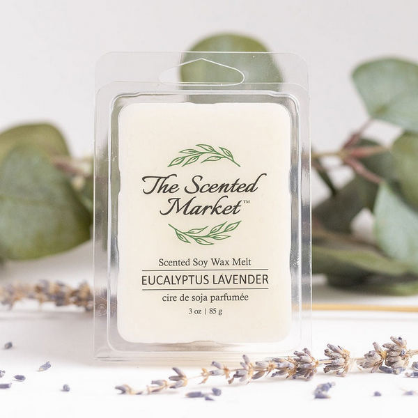 Eucalyptus Lavender Soy Wax Melts | Pack of 6 | The Scented Market | boogie + birdie